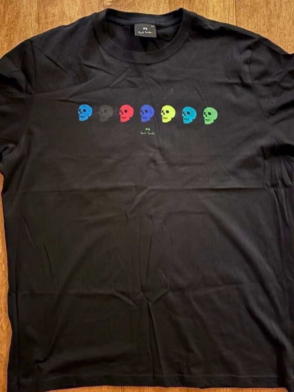 PS Paul Smith Rainbow Skull Graphic Tee Size XXL